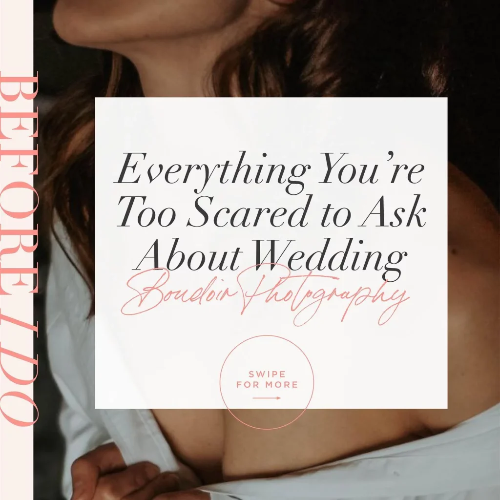 If the topic of wedding boudoir photography still makes your face flush, this one just might be for you! Planning